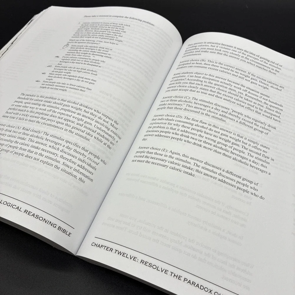 The PowerScore LSAT Logical Reasoning Bible Paperback Test Prep Good Condition